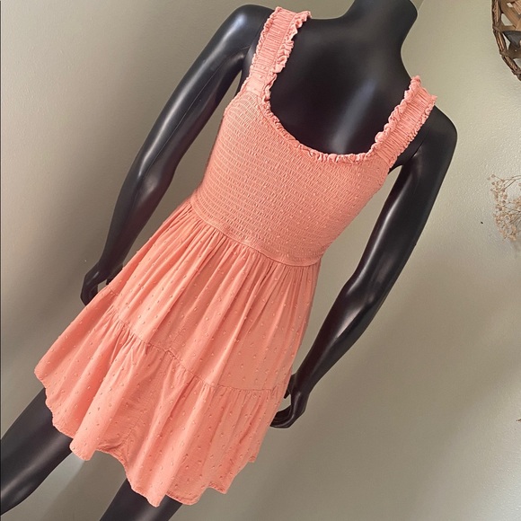 Mine Casual Pink Ruffled Dress - Picture 8 of 13